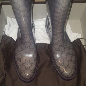Gucci rain boots